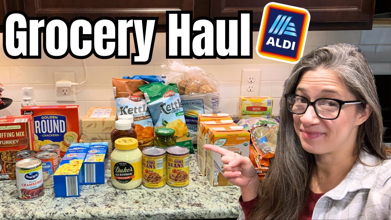 ALDI Grocery Haul | Weekly Budget Grocery Haul - YouTube