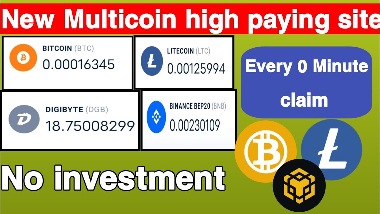New Multicoin high paying site || Every 0 Minute claim || 10$ daily earn ||