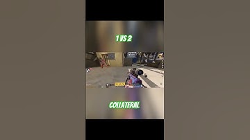 Collateral in 1vs2 codm sniping #codm