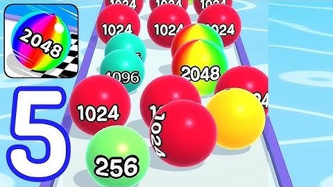 Ball 🏀 Run 2048 merge number best game 3D Run game 1 is live!