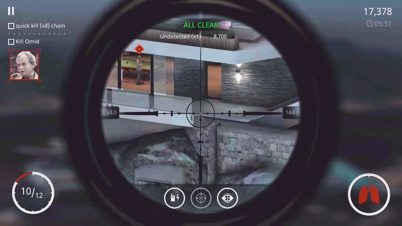 Hitman Sniper quick kill (x8) chain and kill omid YouTube