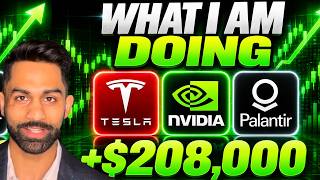 🔥💰 [I'M DOUBLING DOWN] Here's WHAT I AM DOING! BUYING MORE of NVDA, TSLA, and PLTR #nvda #tsla #pltr