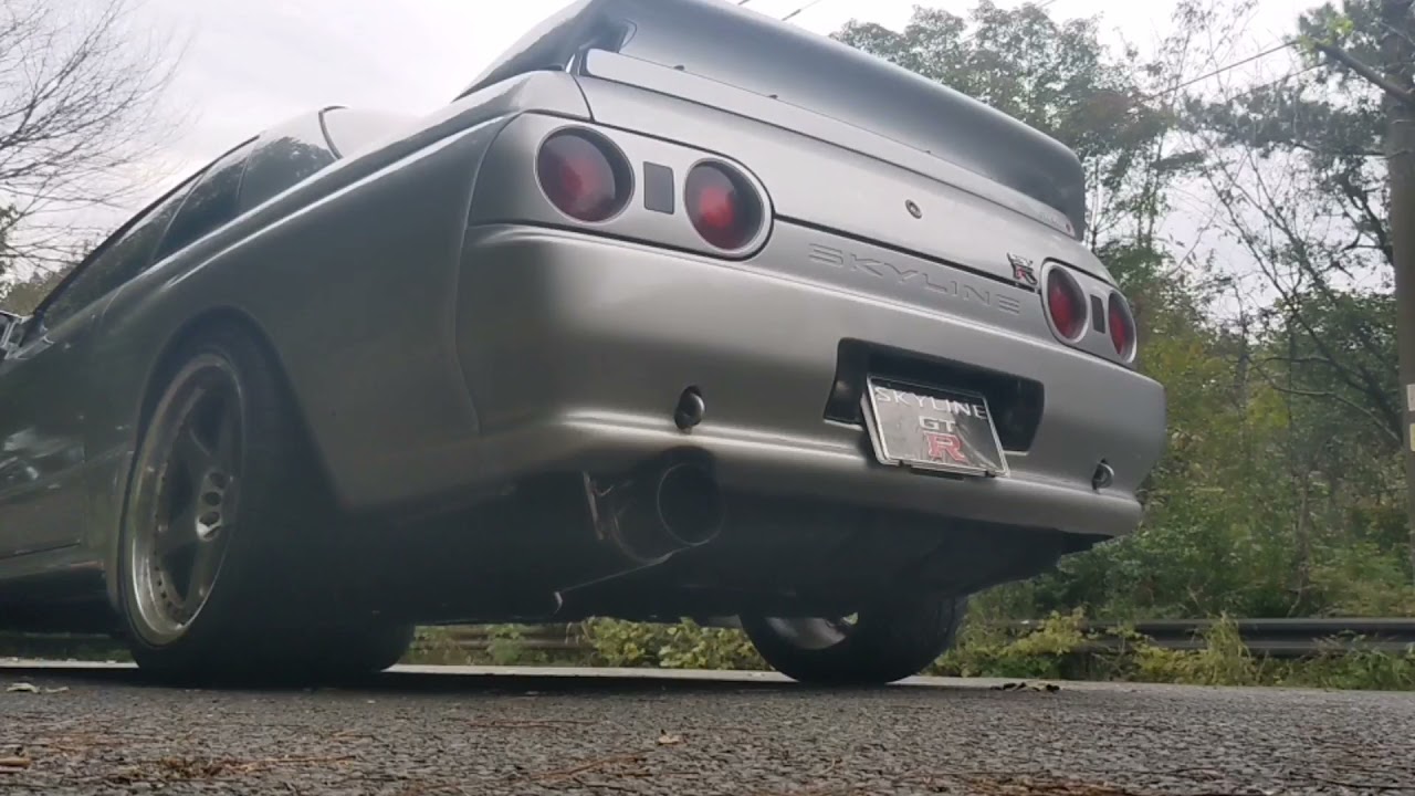 BNR32用 ラインハルト匠 マフラー ステンレス bnr32 ラインハルト匠マフラー - YouTube
