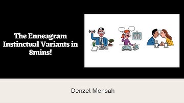 The Enneagram Instinctual Variants in 8mins!