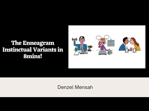 The Enneagram Instinctual Variants in 8mins!