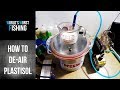 How To Use A VACUUM CHAMBER For Degassing Plastisol; Fishing Lure Tutorial