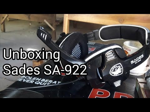 Unboxing Multi-Platform Gaming Headset Sades SA-922