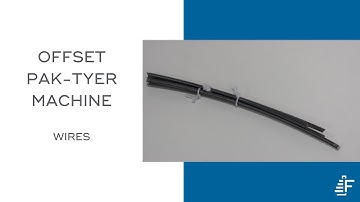 Wire Tying Pak Tyer Offset Tying Machine