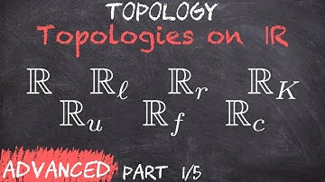 Topologies on R - Defining them - So many! | Part 1/5 | Topology