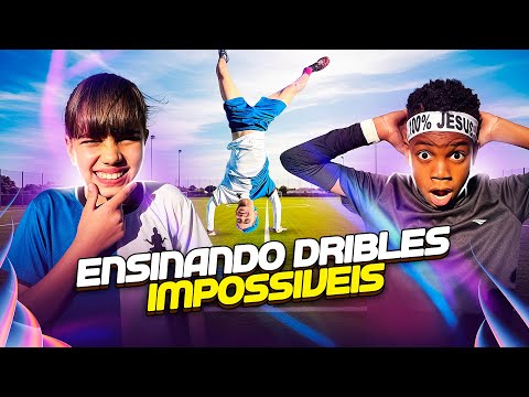 TUTORIAL DRIBLES IMPOSSÍVEIS! *as crianças conseguiram*