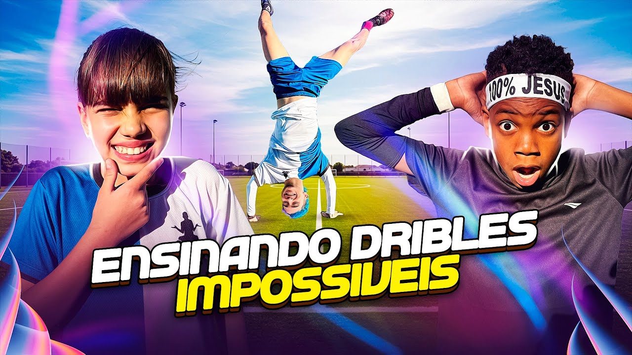TUTORIAL DRIBLES IMPOSSÍVEIS! *as crianças conseguiram*