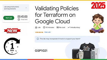 Validating Policies for Terraform on Google Cloud | GSP1021