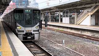 JRきのくに線225系5000番台HF407 W普通湯浅行き発車シーン@和歌山  #きのくに線  #和歌山駅