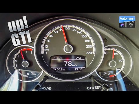 2018 VW up! GTI (115hp) – 0-100 km/h acceleration (60FPS)