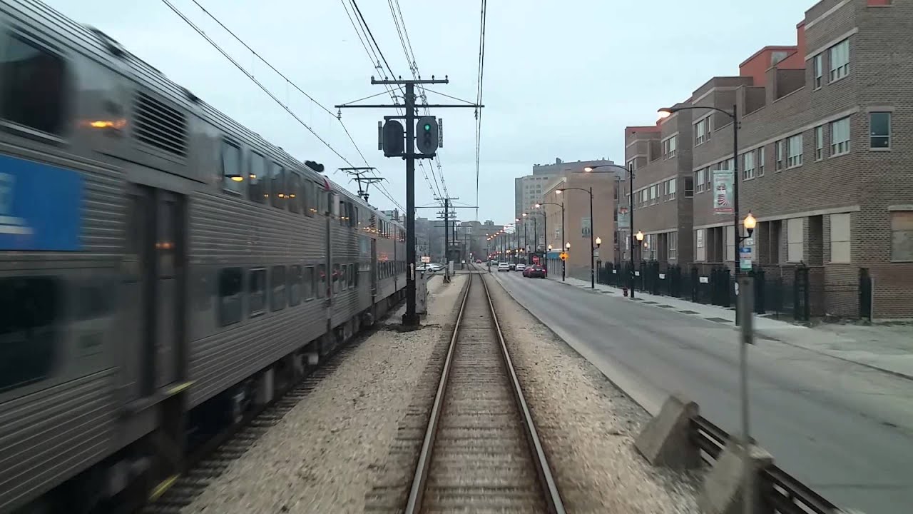 Metra Cab ride from 93rd st/South Chicago to Van Buren street station on the Metra Electric