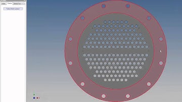 Tubular Heat Exchanger in Autodesk Inventor- Tube Sheet Partitons- autox 3d configurator