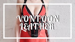 Vontoon Leather Harness perfect for burning man, cosplay, mad max, wasteland weekend and much more