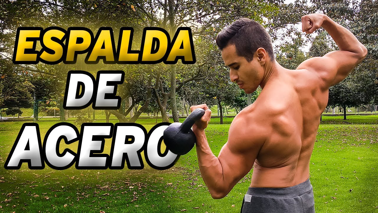 Rutina de ESPALDA y BÍCEPS con Kettlebells: EJERCICIOS BESTIALES - YouTube