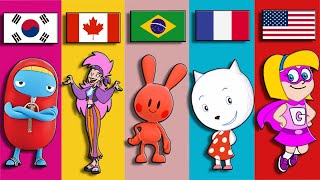 Cartoons From Different Countries Pt.6