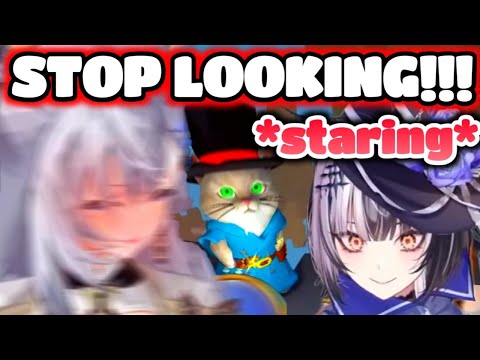 Shiori's Constant glances makes Zeta extremely flush