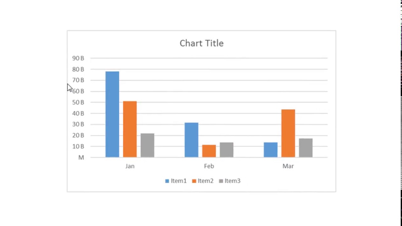 how to show significant digits on an excel graph axis label