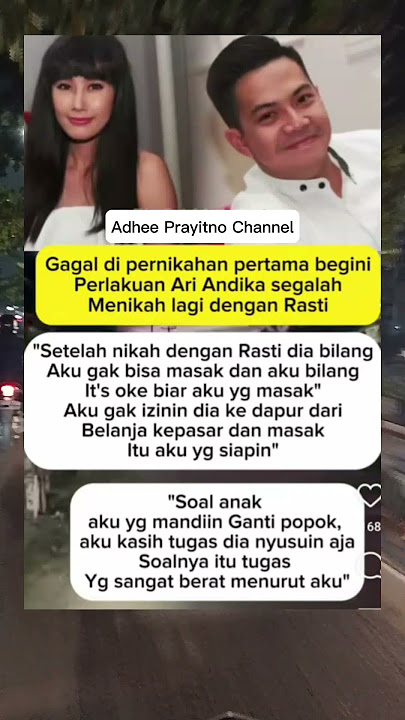 Perlakuan Ari Dwi Andika Sama Ardina Rasti. . #shortvideo