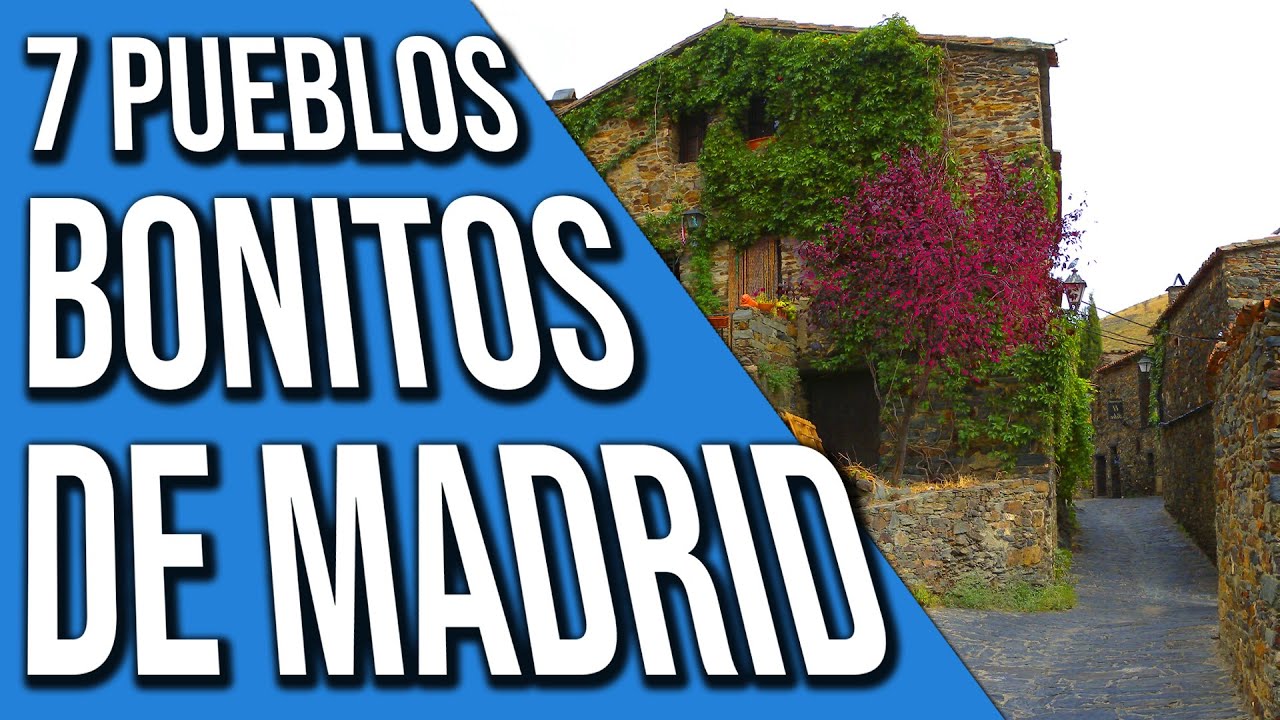 😍  MADRID TOP 7 PUEBLOS BONITOS ➡️ ➡️ ¿Los CONOCES TODOS? ⬅️ ⬅️ ✅✅Un sueño para VIVIR en España ✅✅