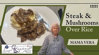 Delicious Mushroom Steak and Rice Recipe