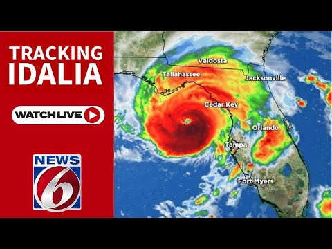 LIVE Idalia Coverage: Hurricane Idalia Making Landfall NOW In Florida. (EXTREME WIND WARNING)