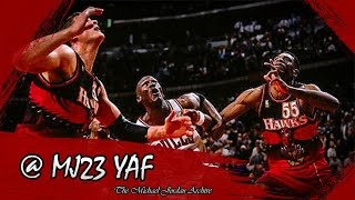 Michael Jordan Highlights Vs Hawks 1997.12.27 - 47 Pts