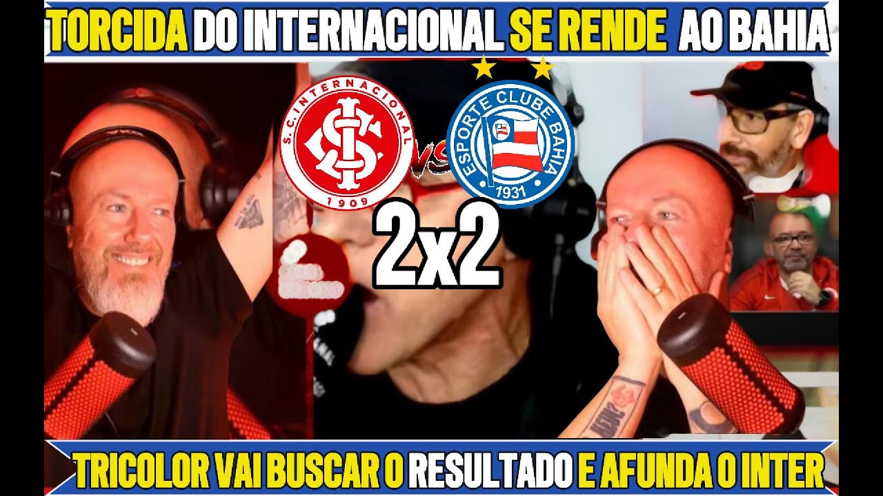 🔥 BAHIA CALA A TORCIDA COLORADA! REAÇÃO DO INTER É DESESPERO TOTAL!