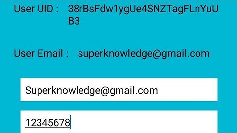 How to Make Google Email Authentication App in sketchware