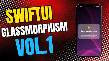 🚀 SwiftUI Glassmorphism Magic Create Stunning Frosted UI Cards! ✨🧊
