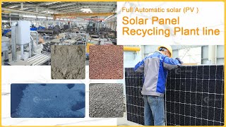 Solar panel recycling and dismantling process - From Sunlight to Sustainability