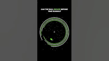 Can it escape? 🤔 #satisfying #satisfyingvideo #physics #bouncingball