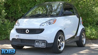 300HP Smart Car is The Ultimate Tuner Troll (Turbo Hayabusa Swapped Smart Car) screenshot 5