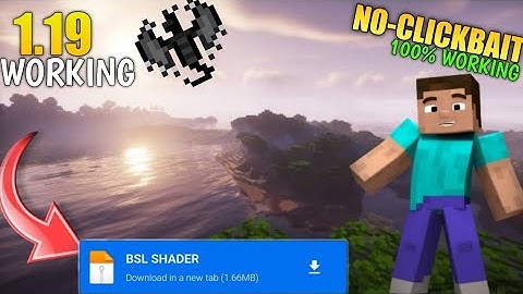 FINALLY RELEASED! 🥰 || BSL SHADER FOR Minecraft PE 1.19 || REAL BSL IN MCPE