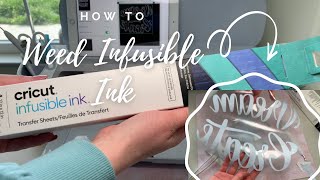 2022 HOW TO WEED INFUSIBLE INK SHEETS-CRICUT MAKER 3 by Ciara’s Crafting Table 3,129 views 1 year ago 8 minutes, 13 seconds