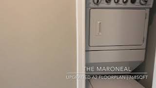 Maroneal-Upgraded A2 floorplan | 1x1 768sqft