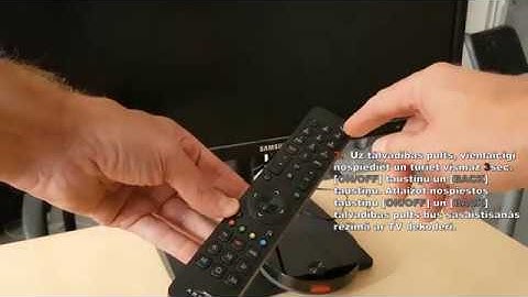 ITV dekodera Arris VIP5305 sapārošana ar BT tālvadības pulti