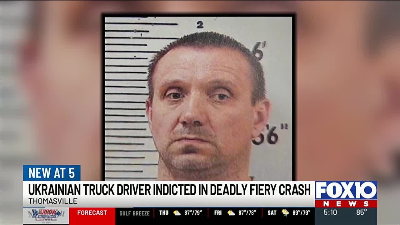 Ukrainian truck driver indicted in deadly fiery crash - YouTube