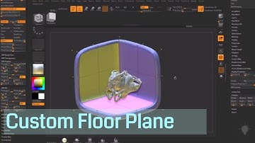 ZBrush Image Based Lighting: 009 Custom Floor Plane