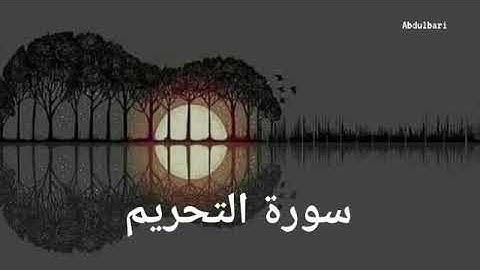 سورة التحريم (66) - ياسر الدوسري #المصحف المرتل #كاملا #Surah At-Tahrim