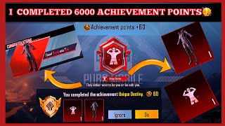 UNIQUE DESTINY | 6000 ACHIEVEMENT POINTS COMPLETE 🥳| GOT TITLE AND MYTHIC | PUBG MOBILE | PUBG GIRL screenshot 4