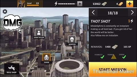 Thot shot, Clear Vision 4 mission #18- Shane