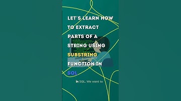 SQL Day 40/100 : Substring function in SQL #distributedsql #sqlprogramming #coding #databasetuning