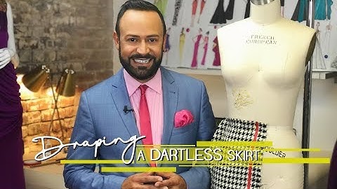 How To Drape a Dartless Skirt