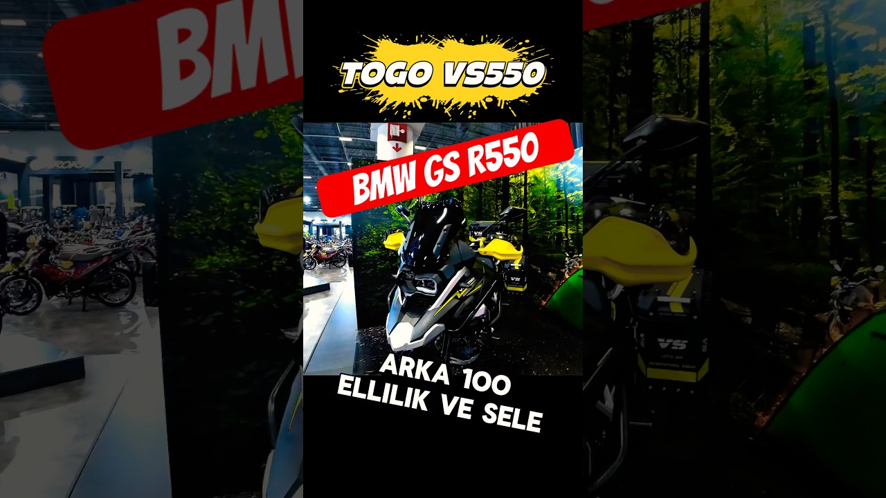 BMW GS 1250 Görünümlü TOGO VS550 İlk bakış 