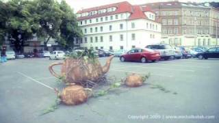 3D Camera tracking test - Teapot and growing ivy animation