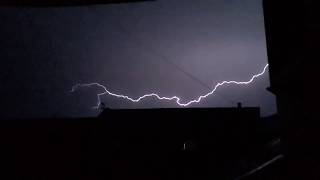 Thunderstorm fireworks